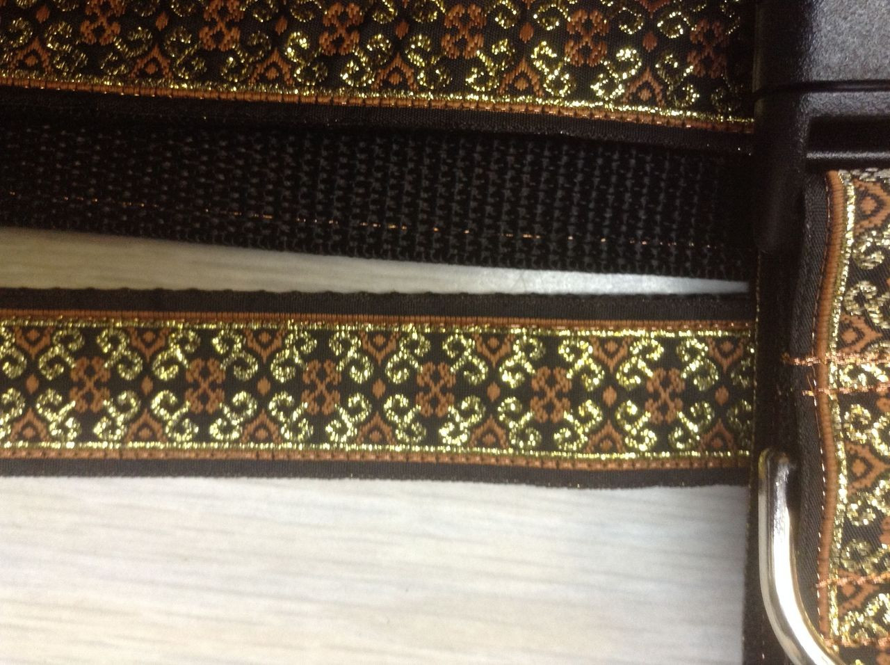 Anjou Designer Dog Collar Amp Lead Gold 11 Quot 15 Quot Up And