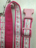 FERDINANO I Designer Dog Collar & Lead. Floral. 11"-15"