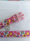 PEACE & UNITY Designer Dog Collar. 11"-15"