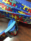 autism awareness dog collar and leash