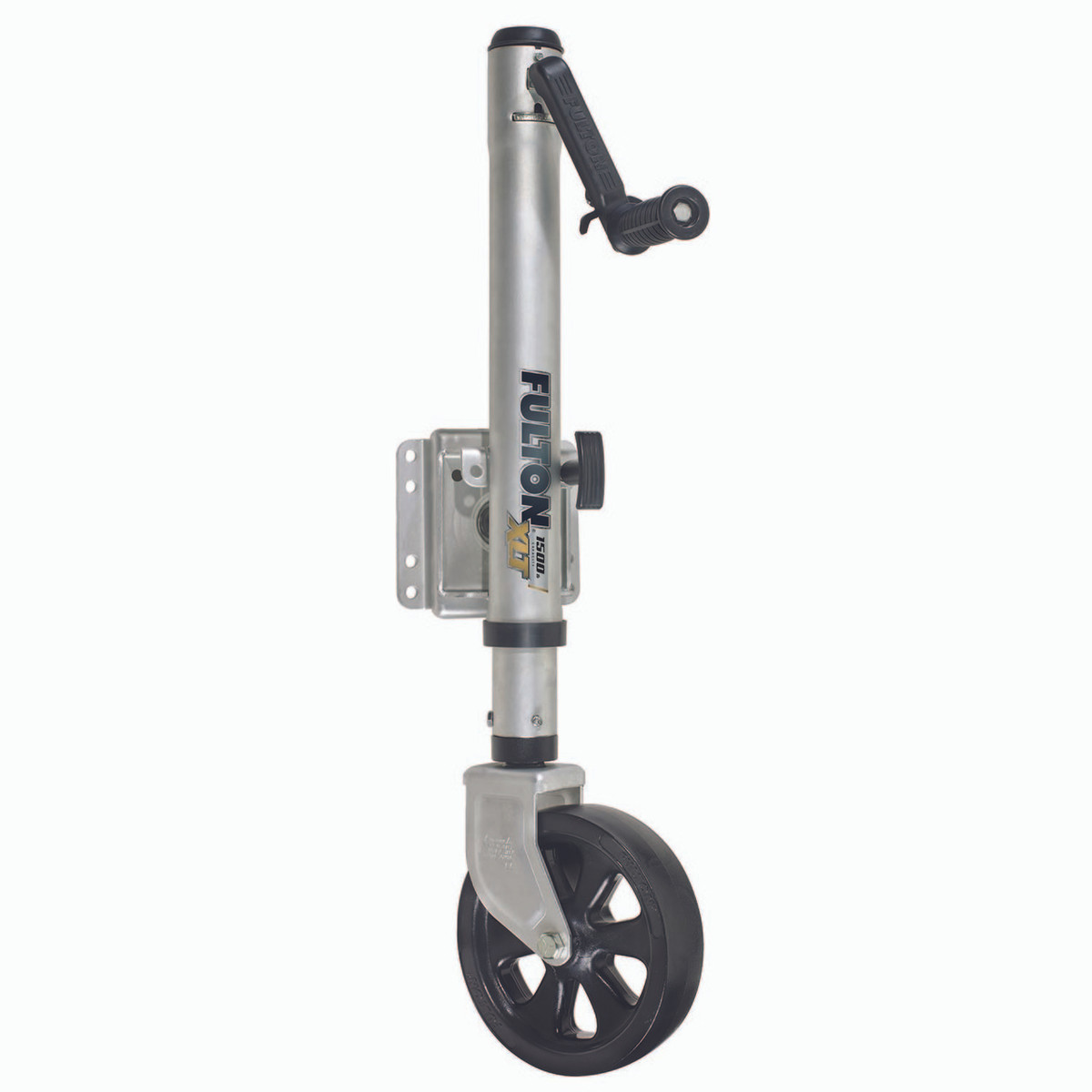 141133 FULTON Swivel Sidewind XLT Trailer Jack with Caster 1,500