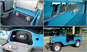 1972 Toyota Landcruiser - Custom Audio System