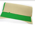 Sole Material; Laminated Felt-Leather-Green for Wooden Pallets (sold in full sheets only) 2.5mm thick; 40 x 40 cm