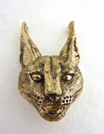 Caracal Cat Head Pendant - Fazio's Cat Jewelry