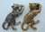 Bengal Cat Pendant 14k and Sterling Silver