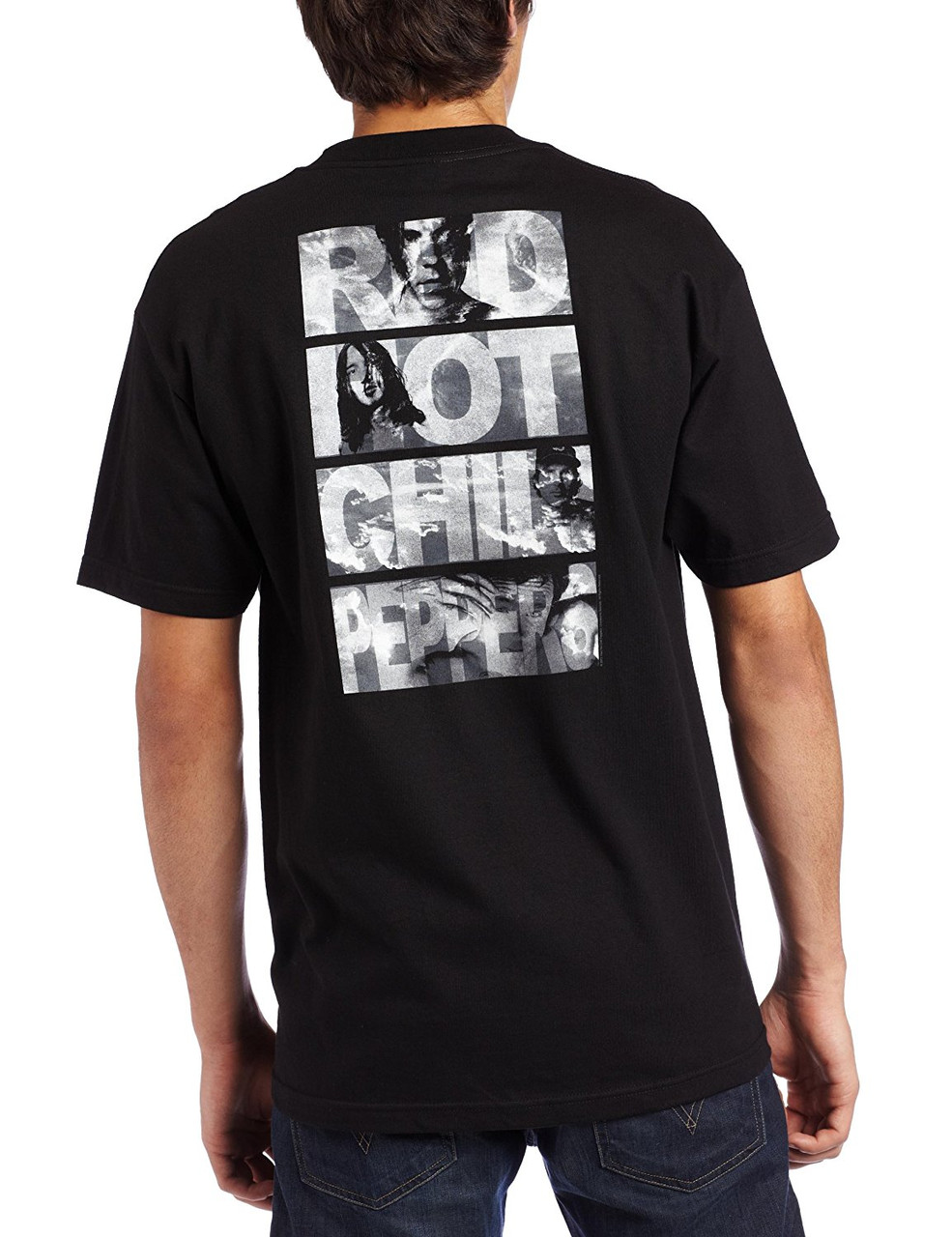 RED HOT CHILI PEPPERS 4 Photo Logo T-Shirt - Merch2rock Alternative ...