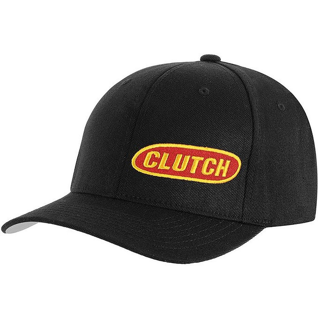 CLUTCH Oval Logo Badge Flexfit Fitted Hat - Merch2rock Alternative Clothing