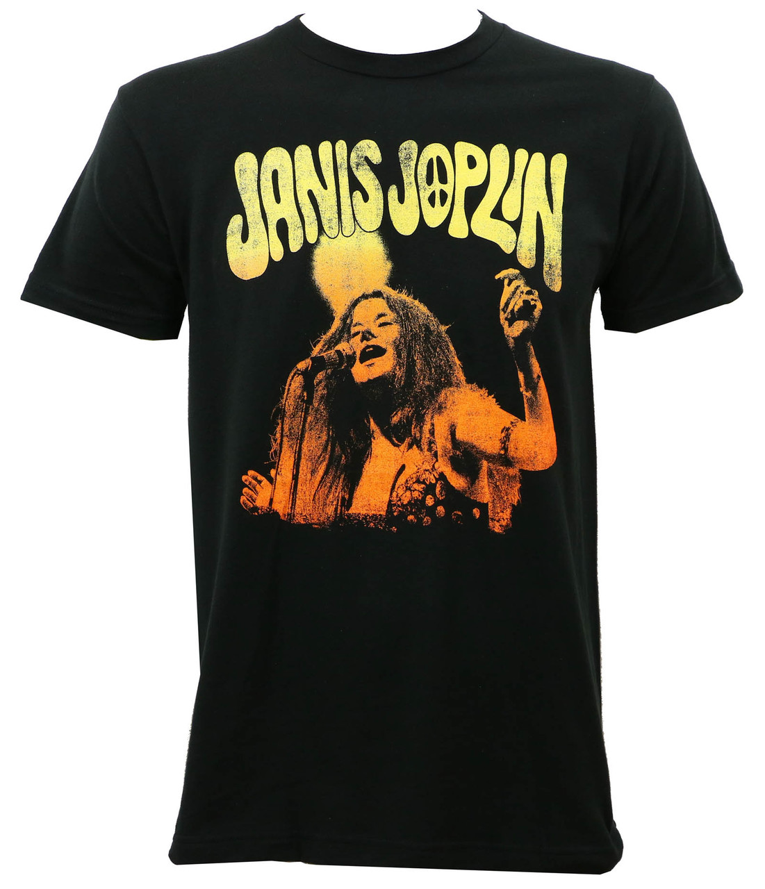 Janis Joplin Live Slim-Fit T-Shirt - Merch2rock Alternative Clothing