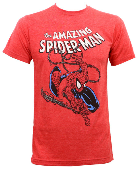 Marvel Spider-Man Spidey Swinging Slim-Fit T-Shirt - Merch2rock ...