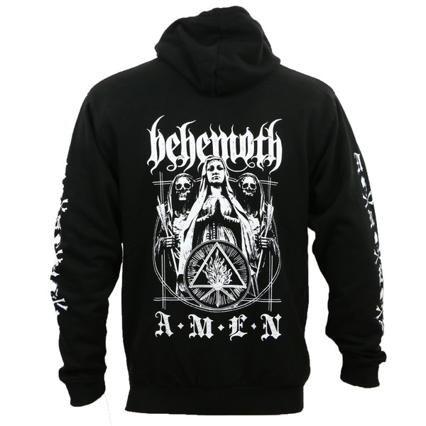 Behemoth Amen Zip-Up Hoodie - Merch2rock Alternative Clothing