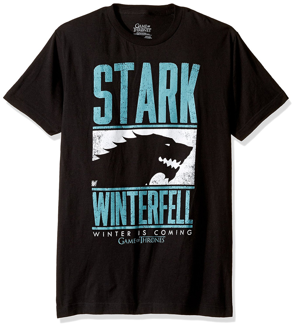 HanHent Stark Winterfell Dibujo De Lobo Camiseta De Manga Corta Para