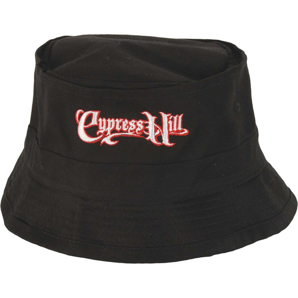 Cypress Hill Script Logo Bucket Hat Black - Merch2rock Alternative Clothing