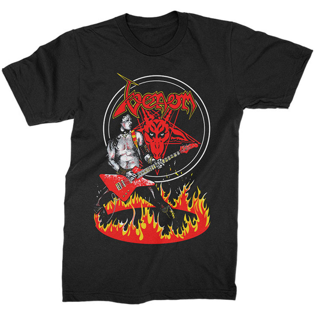Venom Cronos In Flame T-Shirt - Merch2rock Alternative Clothing