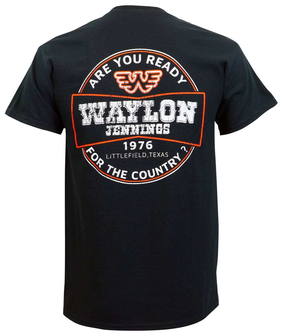 waylon jennings tee shirts