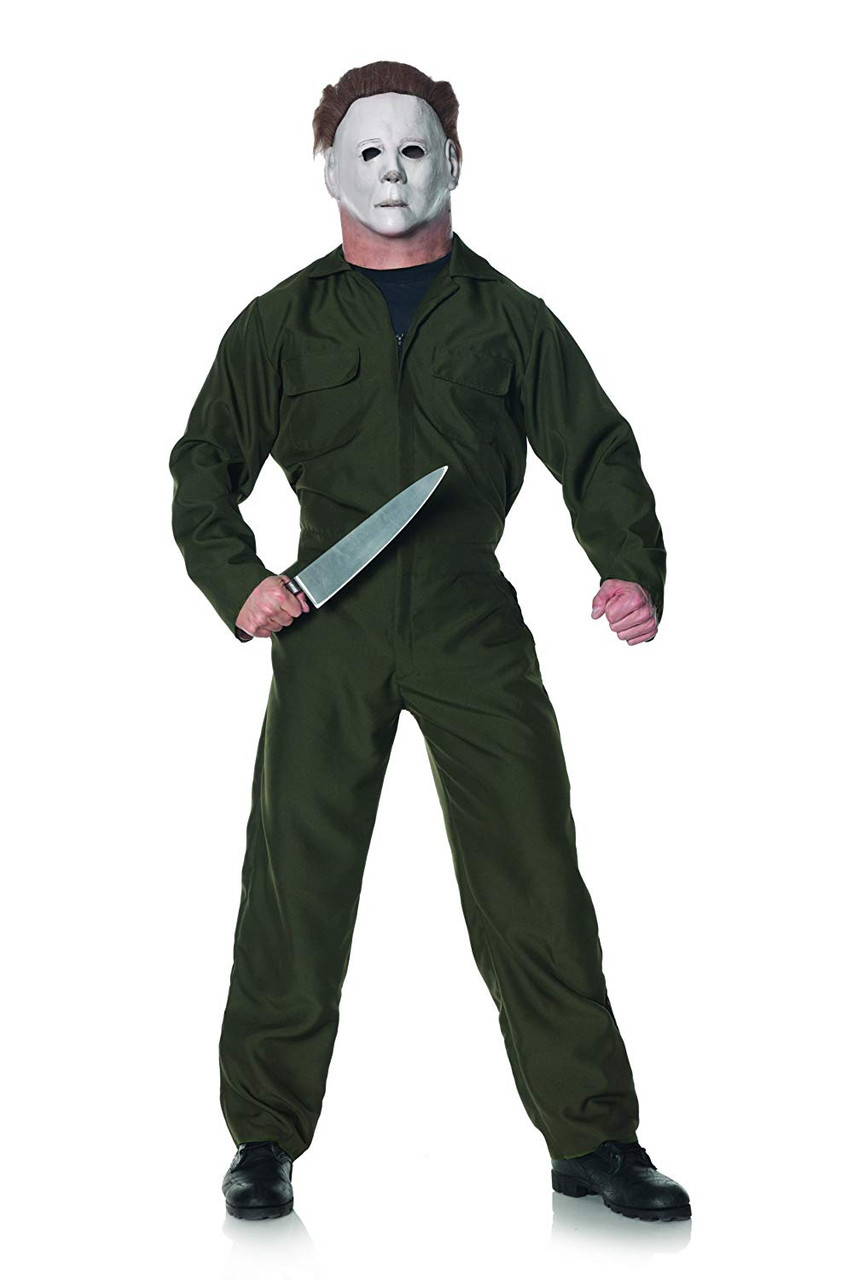 Halloween II Adult Michael Myers Deluxe Coveralls - Merch2rock ...