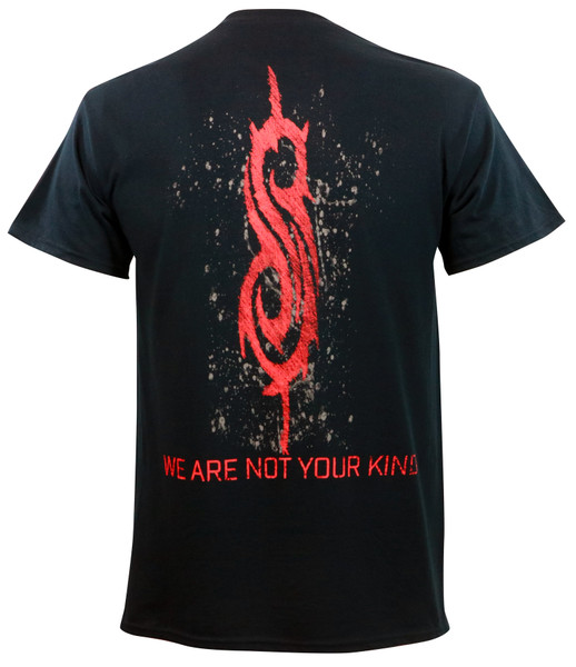 Slipknot We Are Not Your Kind Red Grey Logo T Shirt Merch2rock