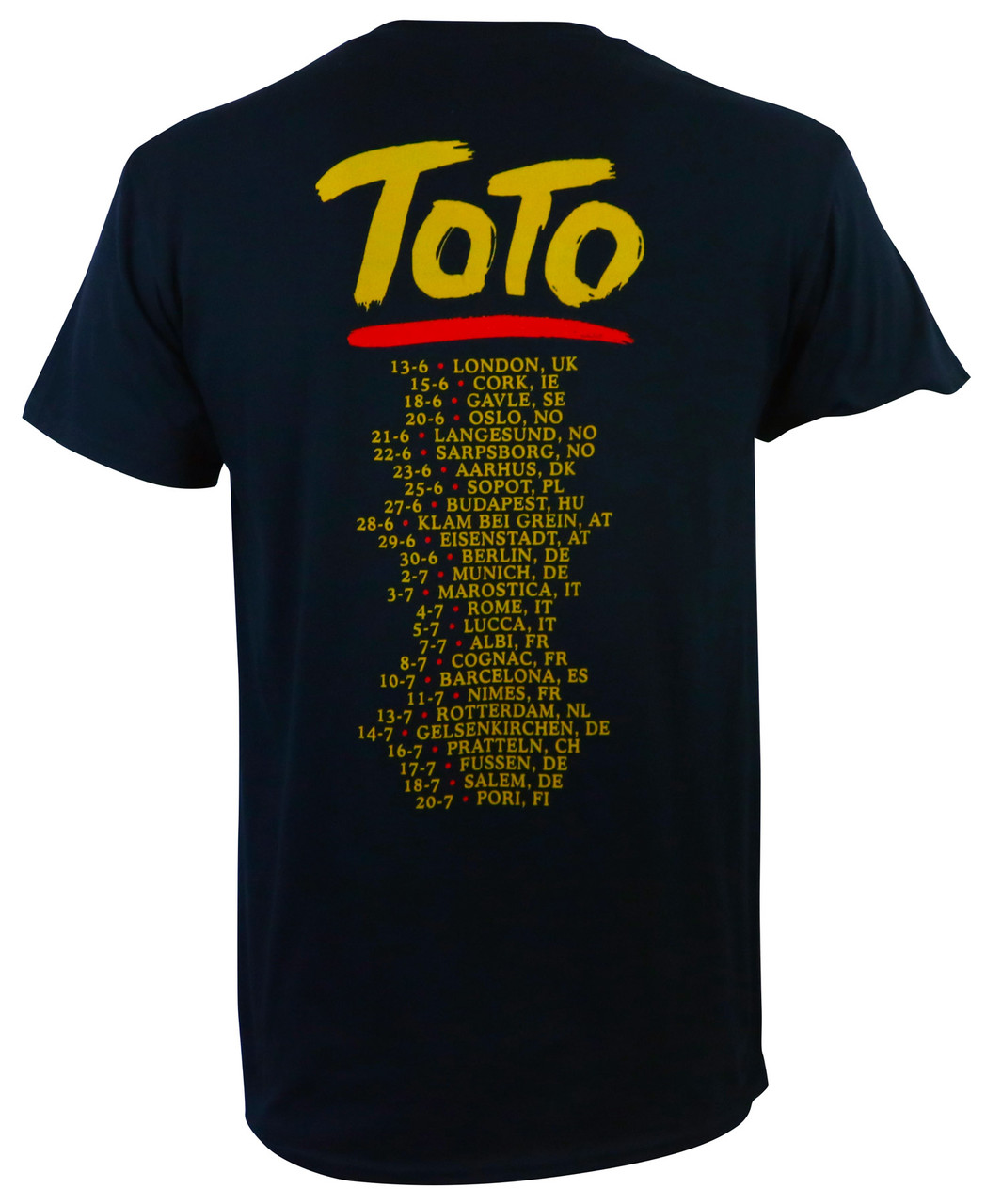 toto band t shirt