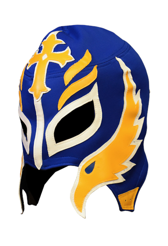 World Wrestling Entertainment Rey Mysterio Blue Mask - Merch2rock ...