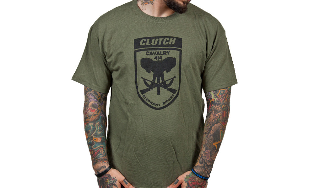 clutch elephant riders t shirt