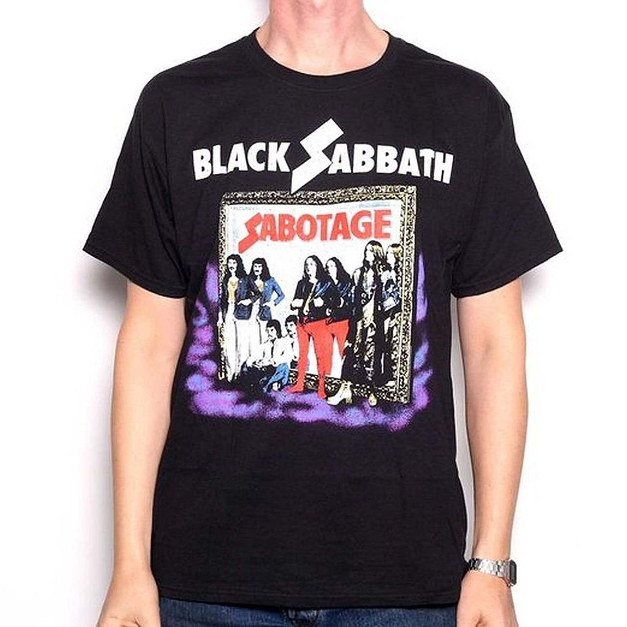 black sabbath t shirt vintage