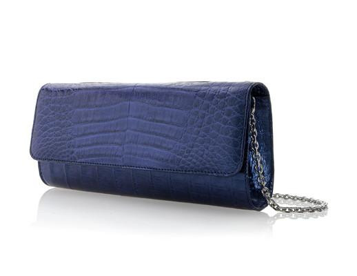 cobalt clutch bag