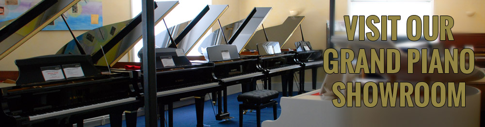 Visit our grand piano showroom