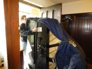 Kawai GM10 grand piano delivery to 1st floor Wimbledon