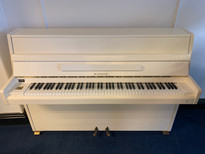 Samick SU105 White Polyester Upright Piano