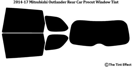 Precut Window Tint Kit Film Diy Fits 2014-2019 Mitsubishi Outlander Front Kit