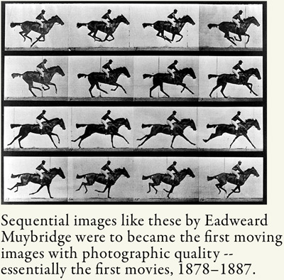 Muybridge's images of a galloping horse