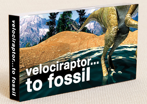 Raptor in a Tar Pit! Flipbook Cover