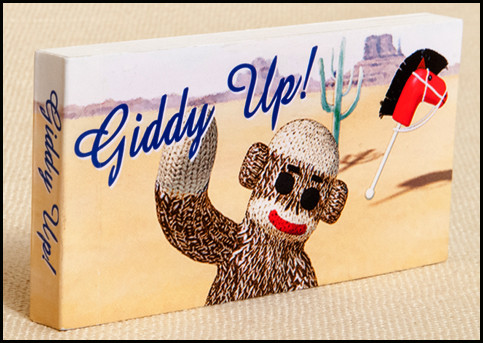 Sock Monkey - Giddy Up! Flipbook Cover