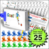 Fliptomania Soccer Flipbook Activity Pack - 25 Sets