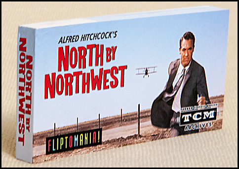 North by Northwest (Hitchcock) Flip book | Cary Grant running in cornfield, attacked by bi-plane