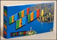 The New York, New York Flipbook zooms in on the Statue of Liberty, only to find the Empire State Building, with a resident King Kong wearing a New York Yankees cap.  A fun gift for kids.
