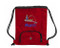 Kids Personalized Ultimate Drawstring Bag in Deep Red