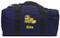Kids Square Duffel with bulldozer embroidery