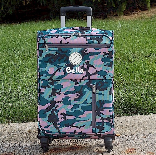 pink kids luggage