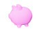 Side pink Piggy Bank