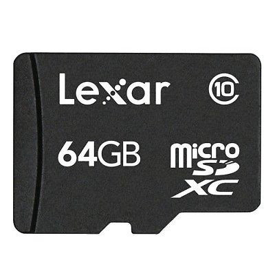 Lexar High Speed 64gb 64g Tf Microsdxc Micro Sd Sdhc Sdxc Class 10 Memory Card