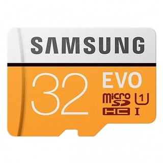 SAMSUNG EVO 32GB MICROSD HC CLASS 10 UHS-1 95MB/S MOBILE MEMORY CARD 32G MB-MP32G 
 
Quick Overview
• Up to 95MB/s transfer speed
• Great for Cell phones, Smartphones, Android Tablets, Tablet PCs.
• Great speed and performance for full HD video recording, high resolution pictures, mobile gaming, music and more.
• Water proof, Temperature Proof, X-Ray proof, Magnetic proof
• Compatible with devices with micro SDHC and micro SDxC slots.