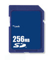 SD 256MB Memory Card Standard Secure Digital Generic New W/Case
