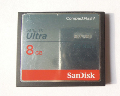 NOTICE：The item(s) have been professionally refurbished by SanDisk Manufacturer,But 100% GENUINE & Working Great !

With its fast data rates and reliable performance, the SanDisk Ultra CompactFlash Memory Card helps you get the most out of your camera, camcorders and other devices that support CompactFlash memory cards. This CompactFlash card comes in capacities of up to 32GB, so you can keep shooting without worrying about running out of space.

ULTRA FAST SPEEDS THAT YOU CAN COUNT ON

SanDisk Ultra CompactFlash memory cards deliver the ideal combination of reliability, value, and performance for casual photographers with entry to mid-range DSLRs. Capture the moment with ultra fast shot speeds and save time moving files to your computer with transfer count on SanDisk Ultra CompactFlash memory cards to capture and store your favorite pictures and speeds of up to 50MB/s (8GB – 32GB). For dependability and solid performance, you can videos. That's why for memories that can’t be missed, photographers worldwide choose SanDisk.