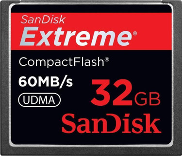 NOTICE：The item(s) are NOT coming with Retail Packing but 100% GENUINE & Brand New


Power Core Controller Delivers Unsurpassed Speed
The SanDisk Extreme CompactFlash memory card is equipped with SanDisk's exclusive Power Core™ Controller, which distributes image data across the card more efficiently. This card achieves accelerated data speeds, improving your DSLR camera's shot-to-shot performance.

Up to 60MB/s Write Speeds for Exceptional Burst-Mode Performance
With write speeds of up to 60MB/s, the SanDisk Extreme CompactFlash Memory Card enhances your camera's performance during burst-mode shooting. The card records photos almost instantly, ensuring you will catch your best shot.

64GB Card Includes VPG Specification for Professional-Grade Video Capture
Featuring a Video Performance Guarantee (VPG) profile specification, the 64GB SanDisk Extreme CompactFlash memory card can keep up with the steep memory demands of professional video equipment. The card's VPG ensures data transfer between card and camera for a sustained data recording rate of 20MB/s, ensuring a smooth and unbroken video stream. You'll be able to record flawlessly in resolutions as high as 1080p without skipped frames.

Durable Design
SanDisk Extreme CompactFlash Memory Cards are designed to handle whatever life throws at you. This card is backed by rigorous stress, shock, and vibration testing procedures and includes RTV silicone coating for added protection against shock and vibration. It also operates in nearly any climate, with a functioning temperature range of -13 to 185 degrees Fahrenheit.

High Storage Capacity
The SanDisk Extreme CompactFlash memory card offers plenty of space to store high-resolution photos and Full HD videos. With capacities up to 64GB, the card can store thousands of photos and hours of video