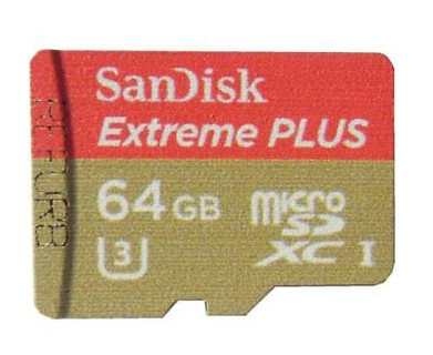 THE RIGHT CARD FOR YOUR ACTION CAMERA
Training, planning, gear—extreme sports require extreme readiness. To make sure you have a lasting record of the event from your own unique POV, you need the right camera and the right memory card, too. SanDisk Extreme microSD UHS-I cards deliver the speed, capacity, durability, and quality you need to make sure your adventure is captured in stunning detail, even if you blink on the way down. Available in capacities up to 64GB.




THE SPEED YOU NEED

The best stuff happens fast. With a UHS Speed Class 3 rating and extreme speeds up to 80MB/s, SanDisk memory cards give you the speed you need to capture every detail. Fast write speeds reduce the time you're on hold while you move pictures and videos to your card. Offload big files faster so you're always ready to catch the next great shot, and enjoy smooth video playback.




CATCH THE THRILL IN 4K ULTRA HD DETAIL

When your memory card is 4K Ultra HD ready with UHS Speed Class 3 rating the video you capture is more than moving pictures. With 4K Ultra HD resolution you won’t just watch the video, you’ll relive the experience. Make sure the videos you shoot today are ready for the new 4K Ultra HD television screens and monitors.




BUILT FOR EXTREME CONDITIONS

Durability tested to protect your memories from life’s mishaps– water proof, shock proof, x-ray proof, temperature proof. Take your phone, tablet, or camera to the mountains, the ocean, or the desert. Even if your device doesn't survive, your SanDisk memory card will.




SD ADAPTER FOR VERSATILITY

This card comes with a convenient SD card adapter, so you can also capture and access data on the card with any device that has an SD card slot. You'll be able to use your memory card with SD enabled cameras, camcorders, tablets, and laptops.
