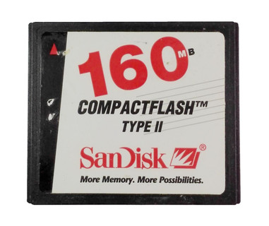 SANDISK CompactFlash 160MB TYPE II CF Memory Card SDCFB2-160M Industrial machine