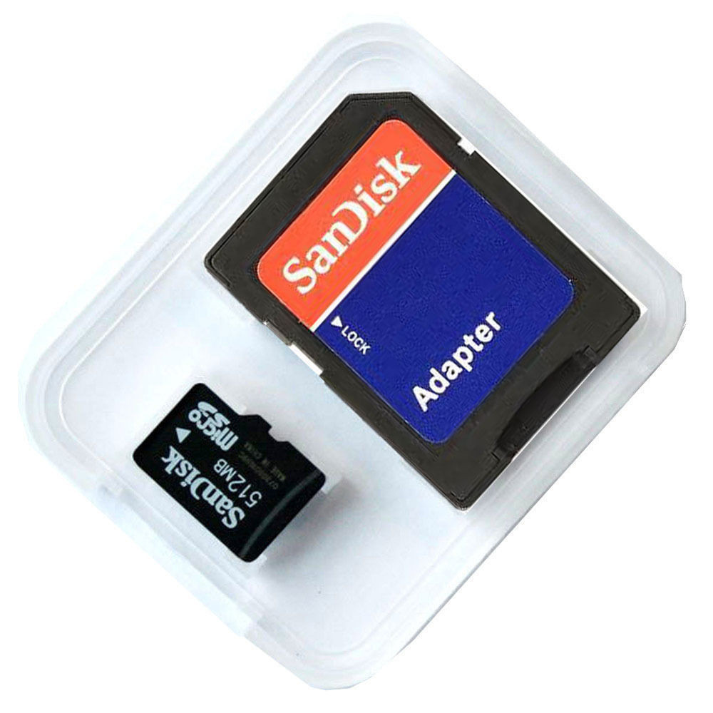 Sandisk 50 X 512mb Microsd Tf Memory Card Genuine