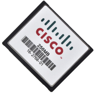 Style: CF Type I (3.3 mm thick) 
Size: 42.8mm x 36.4mm x 3.3mm 
Op. Voltage: 3.3V-5V. Op. 
Temperature: −25 to +85 °C 
Durability: 10,000 insertion/removal cycles 
Compatibility: compatible with the Compact Flash slot and PCMCIA card standards, All High-end digital photographic
 applications. High transfer rate for fast copy/download Tech Specify 

Manufacturer Part Number MEM1800-32U256CF 
 Product Name  256MB CompactFlash Card 
Manufacturer Cisco Systems, Inc Product Type CompactFlash (CF) Card Brand Name Cisco Compatibility · 
Cisco 1800 Series Routers 
· Cisco 1841 ADSL over ISDN Bundle · 
Cisco 1841 ADSL over POTS Bundle ·
 Cisco 1841 ADSL over POTS Bundle w/Dying Gasp · 
Cisco 1841 Integrated Services Router · Cisco 1841 Security Bundle ·
 Cisco 1841 with WIC-1DSU-T1-V2 
 Application/Usage Networking System Form Factor CompactFlash (CF) Number of Memory Cards 1 Storage Capacity 256 MB