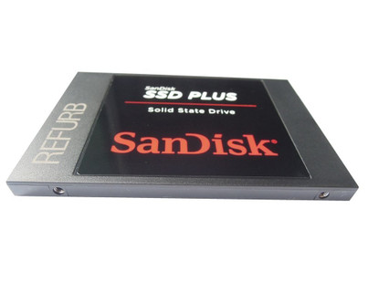NOTICE：The item(s) have been professionally refurbished by SanDisk,But 100% GENUINE and Working Great !
Capacity: 240 GB
Read Speed: up to 530 MB/s
Write Speed: up to 440 MB/s
Interface: SATA Revision 3.0 (6 Gb/s)
Reliable, Fast and Plenty of Capacity
SanDisk, a pioneer in solid state storage technologies and the brand pros trust, delivers improved speed and performance with the SanDisk SSD Plus. With sequential read speeds of up to 535MB/s, this solid state drive performs up to 20X faster than a typical hard disk drive. You'll appreciate faster startups, shutdowns, data transfers, and application response times than with a hard disk drive. The SanDisk SSD Plus also offers quiet, reliable performance, and dashboard status monitoring for your favorite media applications.

Extend the Life of Your Laptop or Desktop PC
Upgrade your laptop or desktop with a fast, reliable solid state drive from a globally trusted brand and suddenly, your old computer acts and feels like a new machine with faster boot-ups, shutdowns and app response times.

Faster Boot-ups, Shutdowns, and App Response
High sequential read speeds of up to 535MB/s and sequential write speeds of up to 445MB/s translate into better performance for everything you do, performing up to 20X faster than a typical hard disk drive.

Durable Solid State Design
With no moving parts, the SanDisk SSD Plus is engineered to resist shock and vibration, helping to keep your data safe through life’s bumps and bruises.

Ideal for Typical PC Workloads
The SanDisk SSD Dashboard delivers SLC caching which boosts burst write performance, making it the ideal storage solution for typical PC workloads such as web browsing, email, casual gaming, office productivity and audio/video entertainment.

Easy Set-up
The SanDisk SSD Plus comes with easy, step-by-step instructions and cloning software to help you set up your new drive.

A More Efficient Drive
SanDisk SSDs are cooler, quieter and more efficient than a hard disk drive, so your laptop battery lasts a long time on a single charge