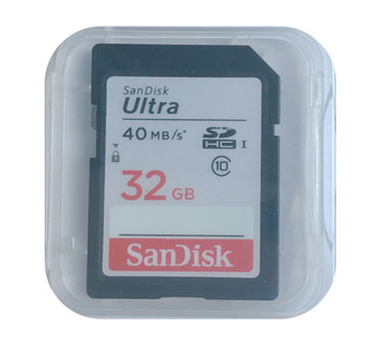 Class 10 Performance for Seamless Full HD Video Recording
A class 10 video performance rating makesthis card ideal for HD camcorders and Full HD (1080P) video enabled cameras.

Storage Capacities up to 32GB
SanDisk Ultra SDHC and SDXC UHS-I cards have plenty of room to accommodate high-resolution image formats, such as RAW and JPEG. Available in sizes up to 32GB, these cards can store thousands of photos and all your favorite video clips.

Fast Read Speed Reduces Upload Time
The card boasts a read speed of up to 30MB/s, so you can transfer photos and videos to your computer quickly and easily. You'll be able to edit, store, and share your photos faster than ever before.

Durable Design
SanDisk Ultra SDHC/SDXC UHS-I Cards are designed to handle whatever life throws at them. These cards are shockproof**Capable of withstanding up to 500Gs of shock., X-ray proof**Immune to airport X-rays., and waterproof**Tested to withstand up to 72 hours in 1m salt or fresh water; IEC 529 IPX7; product must be clean and dry before use.. The card operates in temperatures ranging from-13 to 185 degrees Fahrenheit, so you can capture memories in almost any climate. Your SanDisk memory card will survive, even if your camera doesn't.